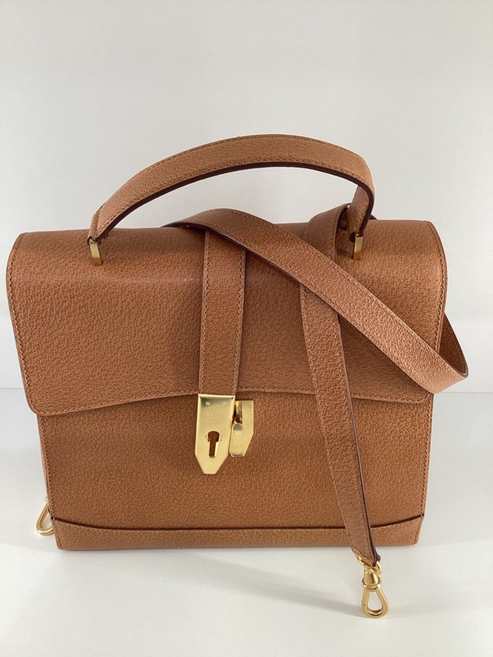 Pre Owned Celine Vintage Kelly With Shoulder Strap & Dust Bag Designer - Picture 5 of 5
